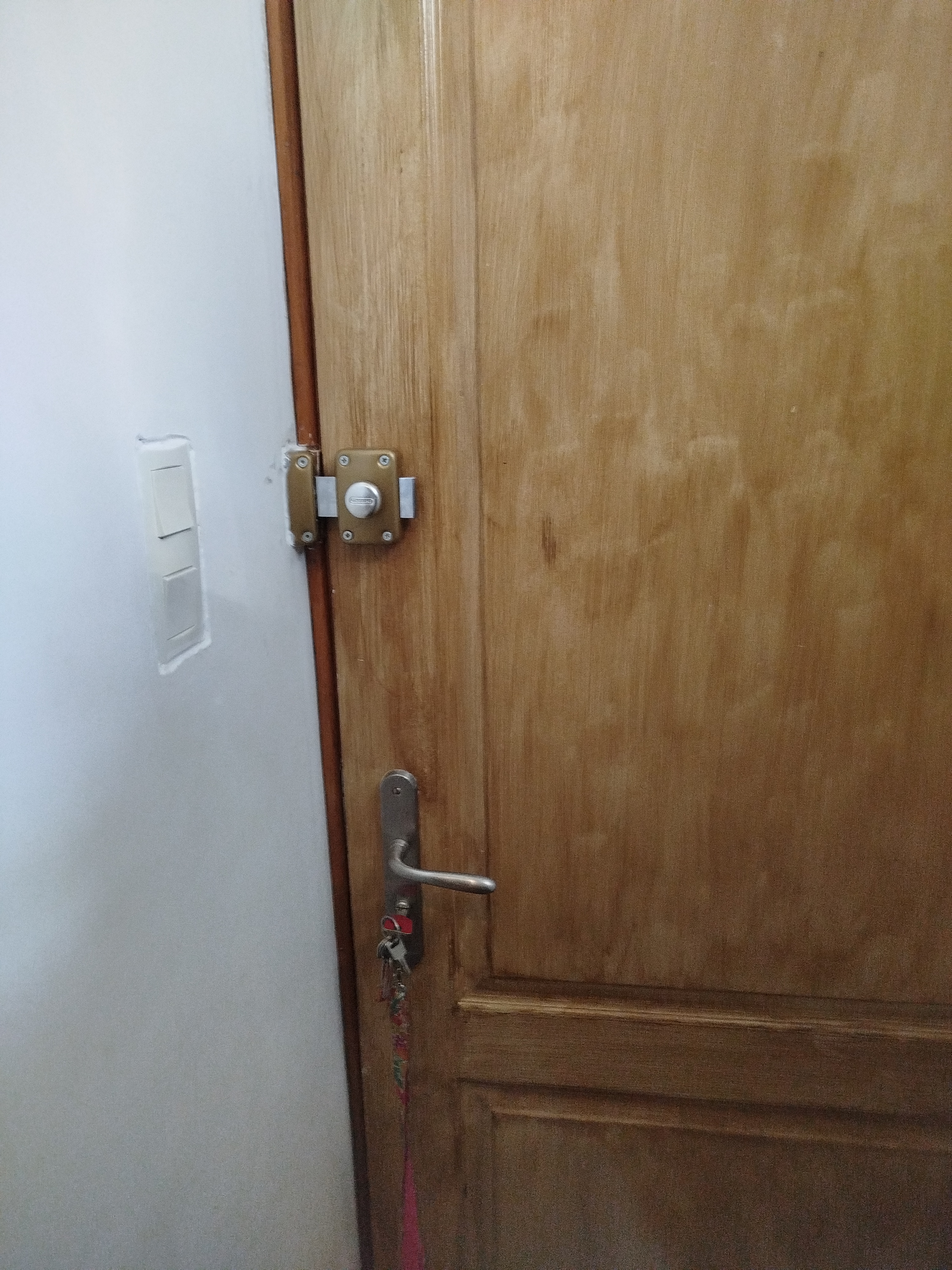 Montage d'une serrure