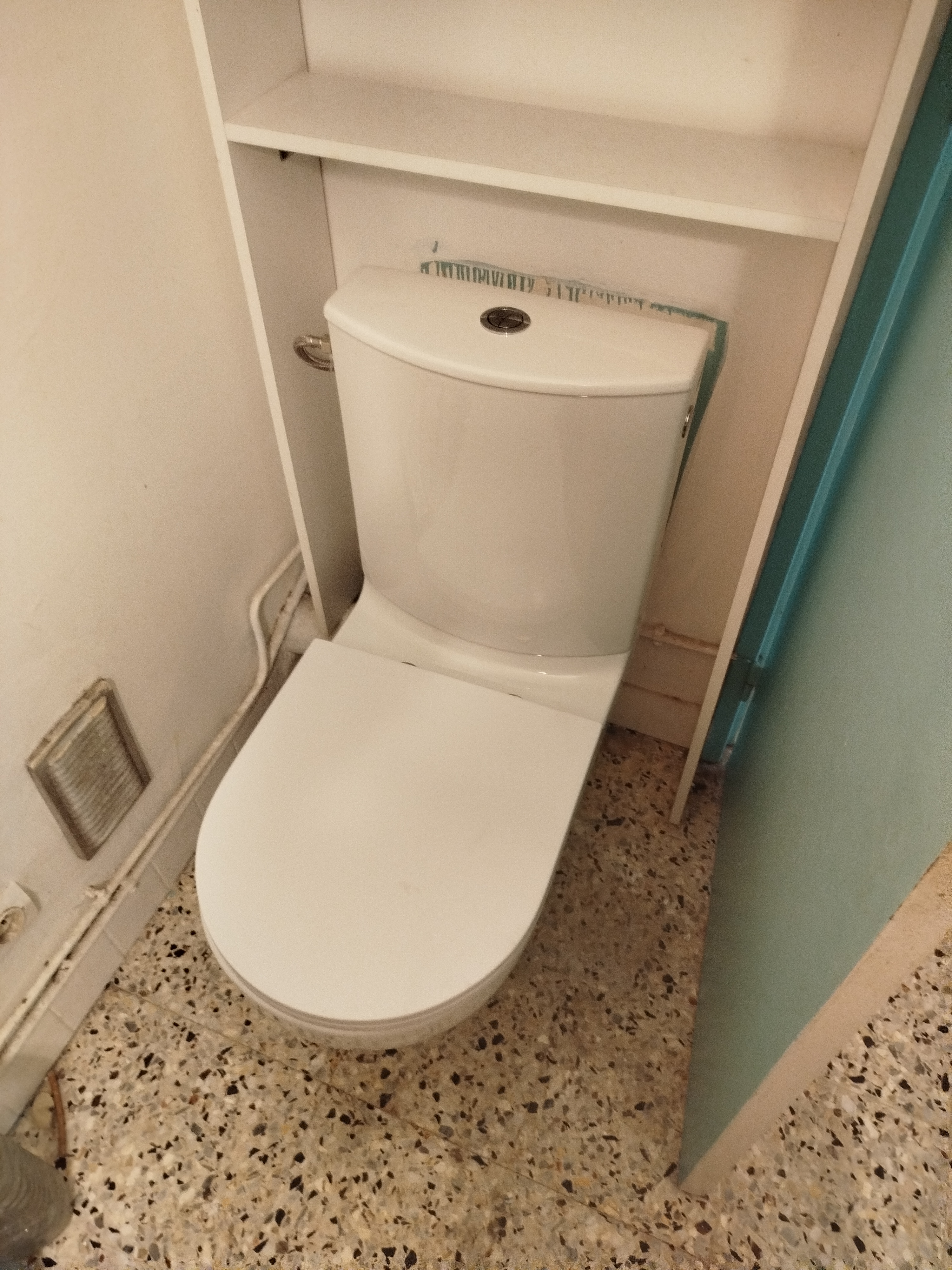 Mise en place d'un cabinet de toilette